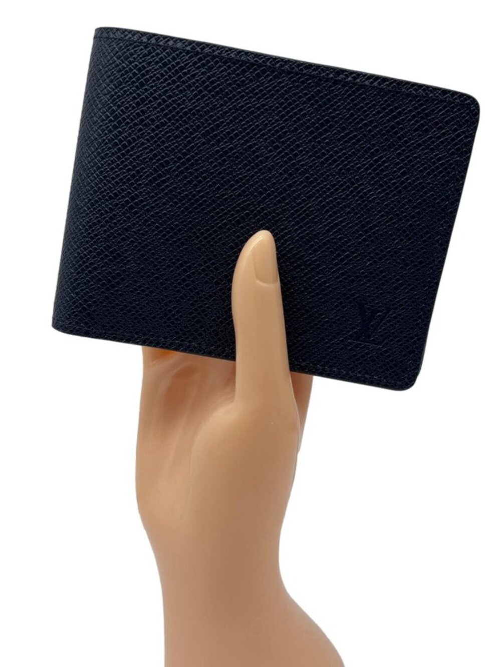 Louis Vuitton Taiga Leather Multiple Wallet Navy Blue - Picture 2 of 12